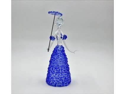 1138 dama se slunecnikem modra