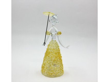 1141 dama se slunecnikem zluta