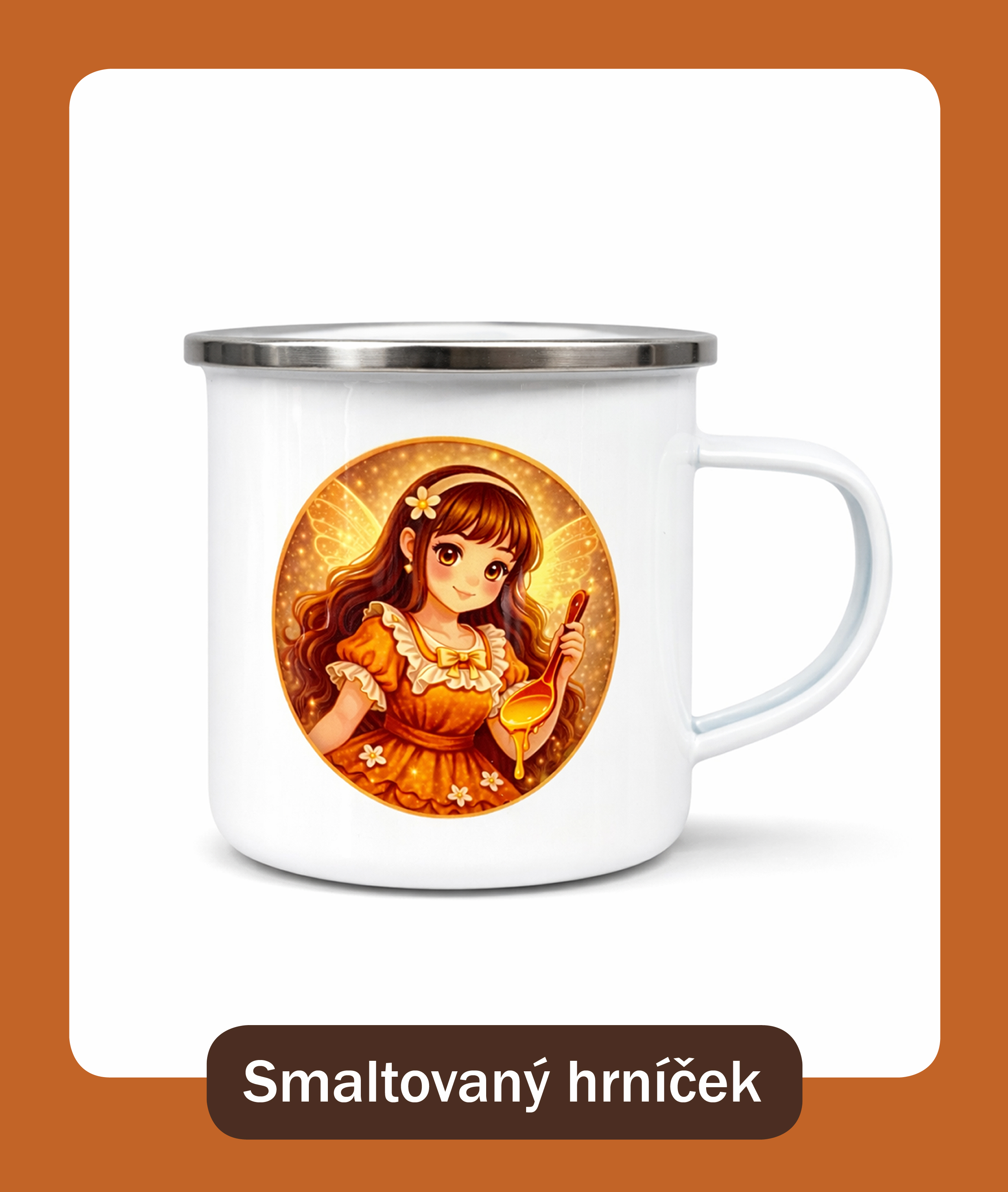 Smaltovaný hrníček