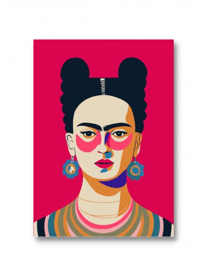 Pohlednice Frida Kahlo Pop Art