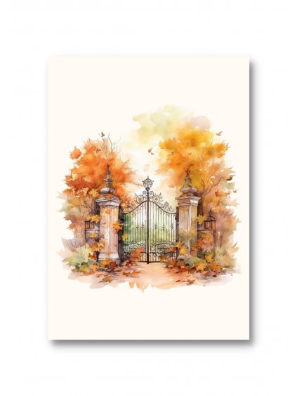 Pohlednice Podzimní brána
