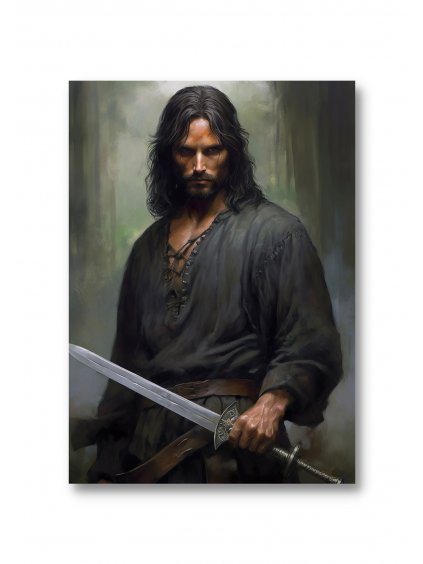 Pohlednice Aragorn Pán prstenů (The Lord of the Rings)