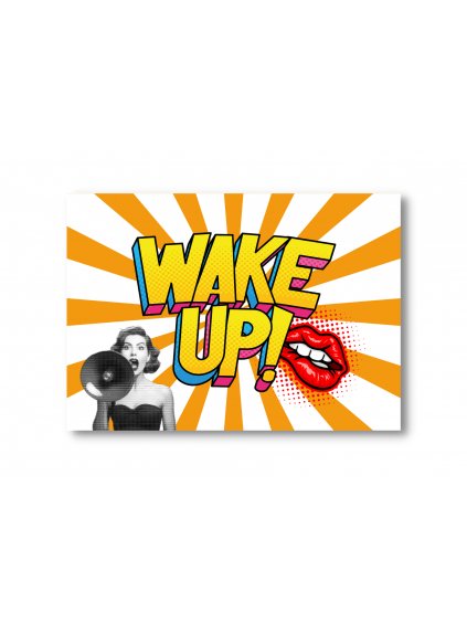 Pohlednice Wake up! Pop Art