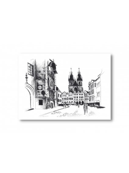 Pohlednice Staroměstské náměstí Praha