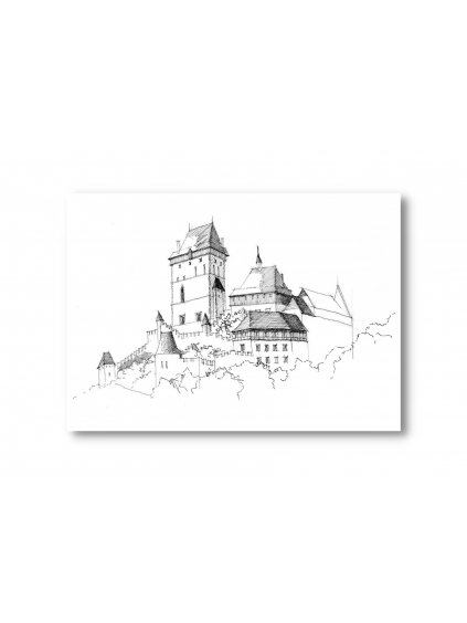 Pohlednice Státní hrad Karlštejn