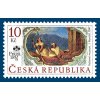 Poštovní známka Světová výstava poštovních známek PRAGA 2008 J. Navrátil nástěnná malba z Poštovního muzea v Praze 10,- Kč
