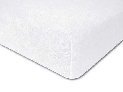 Froté prostěradlo elastické 190 x 60 cm (Celkový vzhled fialové)