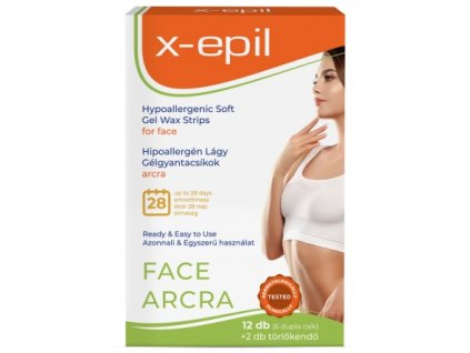 X-EPIL Depilační obličejové pásky hypoalergenní (6x2 ks)