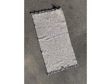 Koberec černo/šedý (80cm x 140cm)