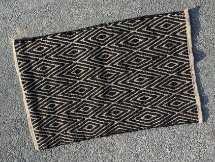 Koberec černo/hnědý (60cm x 90cm)