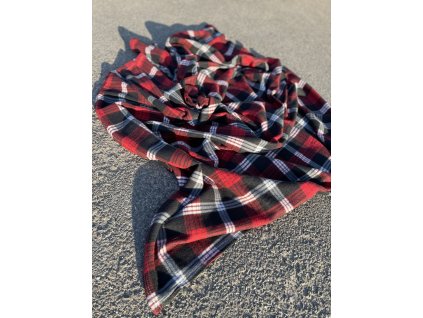 Deka červeno/černá (140cmx200cm)