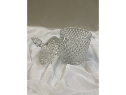 Skleněná dóza s víčkem