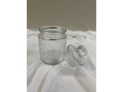 Skleněná dóza s víčkem