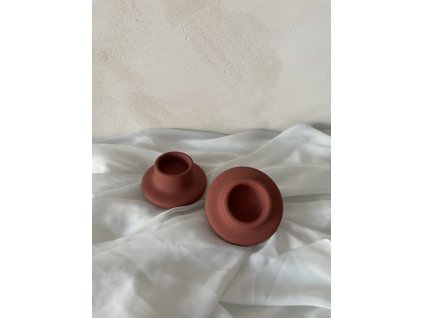 Svícen čajová svíčka keramika barevná