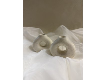 Svícen konický keramický