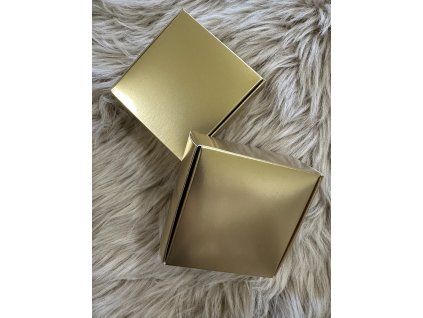 Dárková zlatá krabička malá