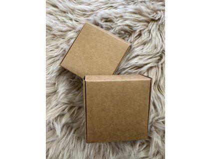 Dárková krabička hnědá malá