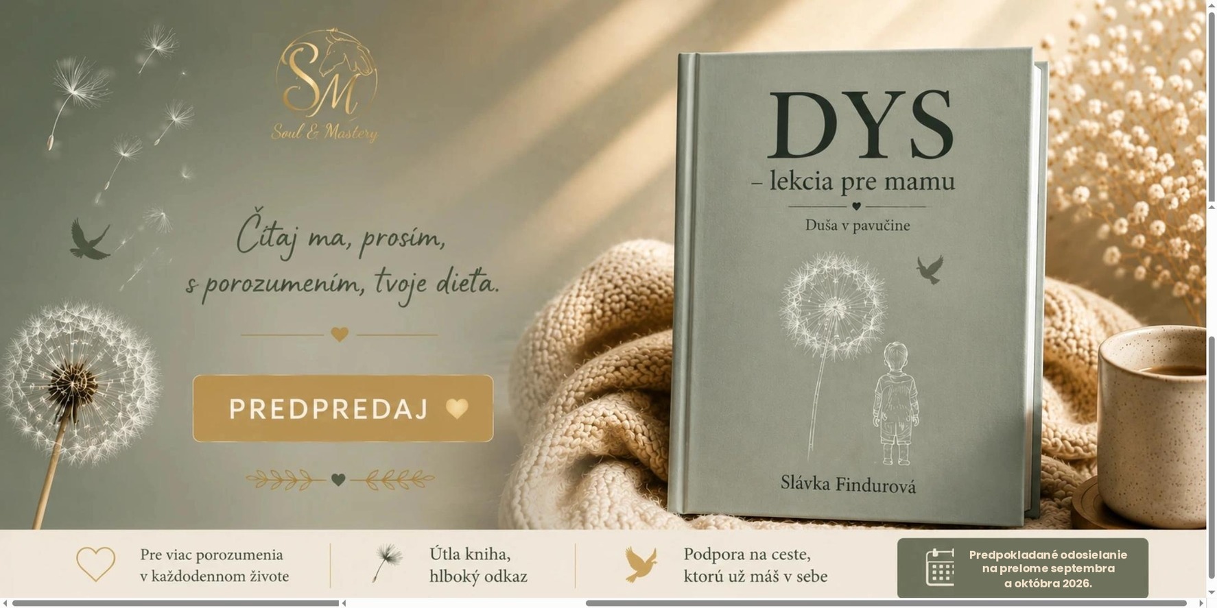 DYS – lekcia pre mamu, predpredaj