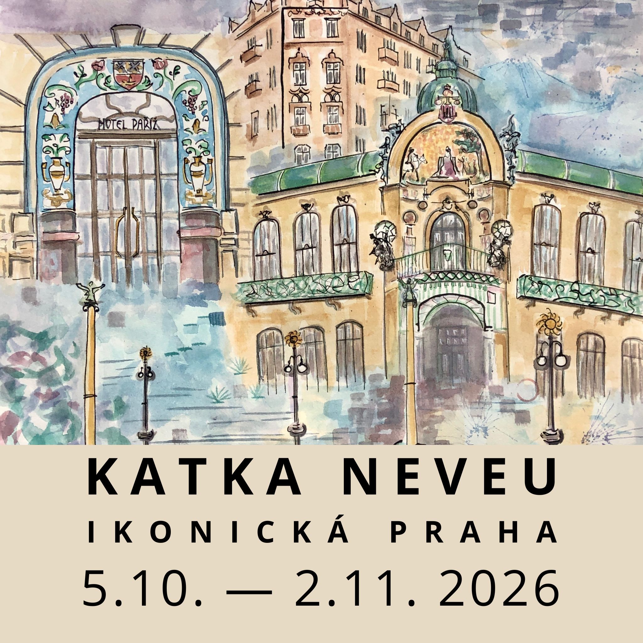 Katka Neveu v Galerii Slávky Krátké