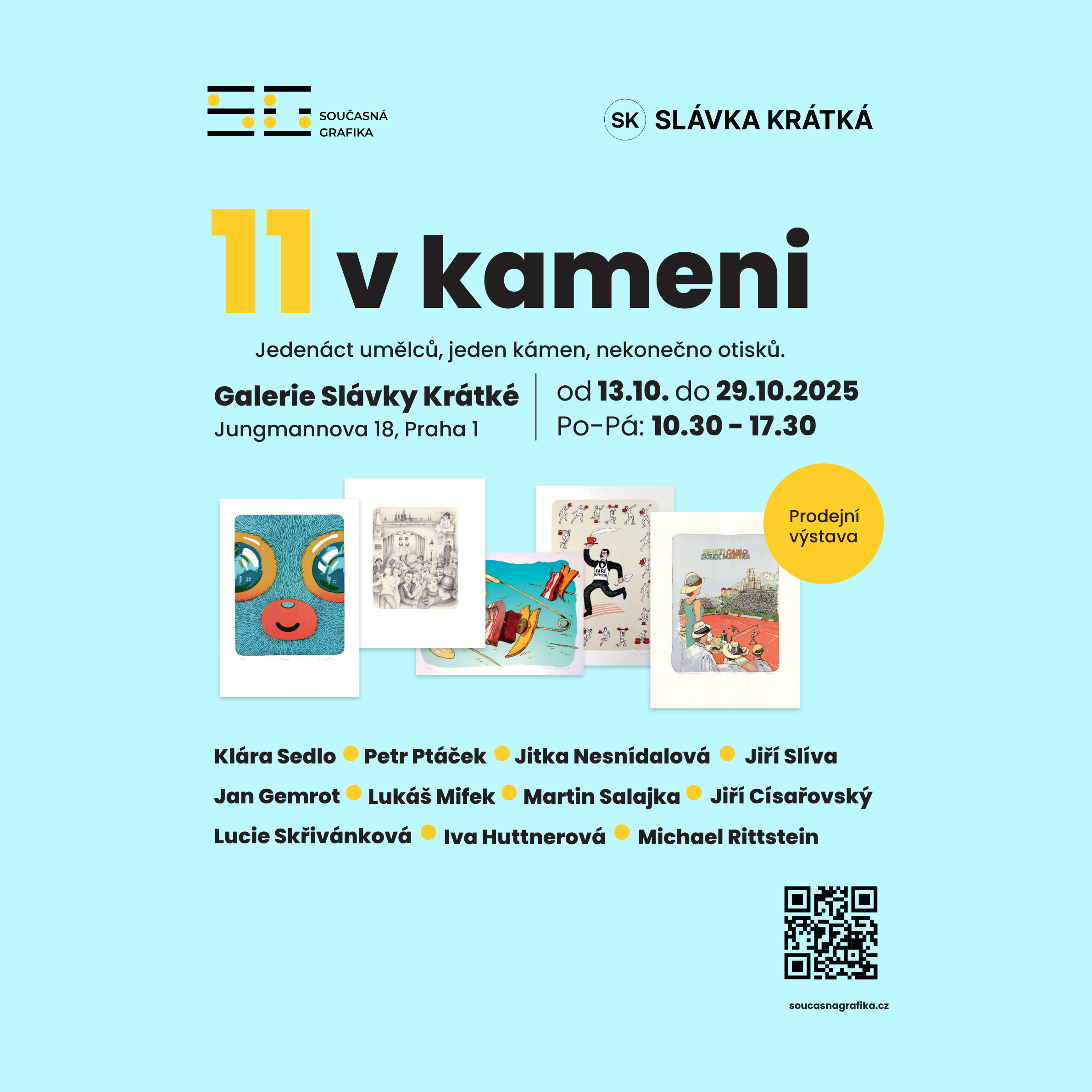 výstava, grafika, Sedlo
