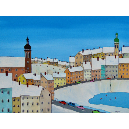 Zima jak má být, 70x55 cm (681) 3