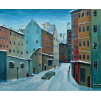 Zasněžená ulice, 60x50 cm