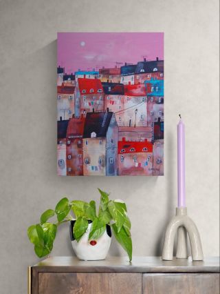 Věděli jste, že i menší obraz dokáže udělat velkou parádu? ✨ Formát 30 × 40 cm patří k našim favoritům. Nezabere moc...