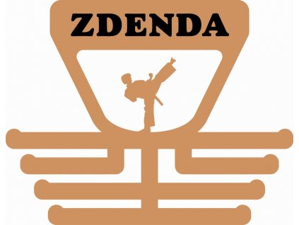 věšák na medaile pro bojovníka taekwondo