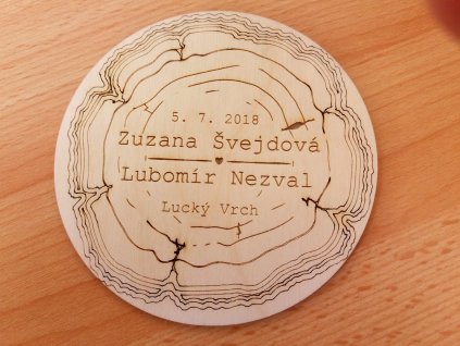 svatební oznámení suk letokruh