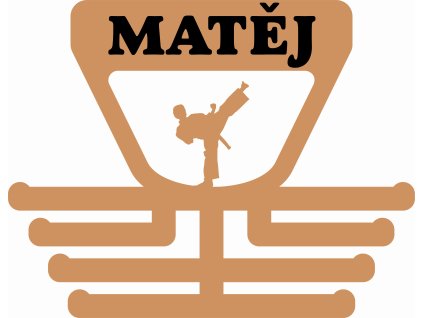 věšák na medaile karate