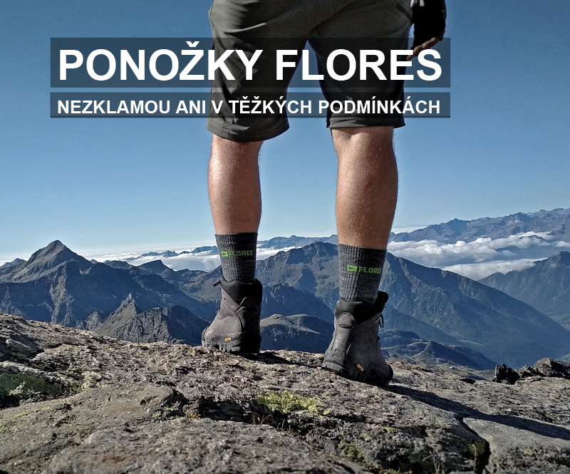 Ponožky FLORES - nezklamou ani v těžkých podmínkách