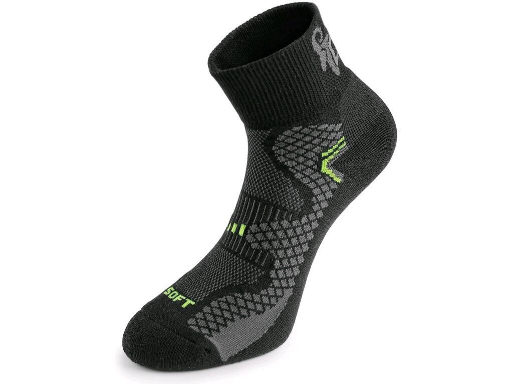 Funkční ponožky CXS Soft - černá/žlutá