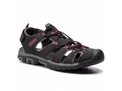 Pánské sandále HI-TEC Tiore - black/dark grey/red