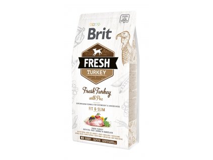 Brit Fresh Dog Turkey & Pea Light Fit & Slim 12kg