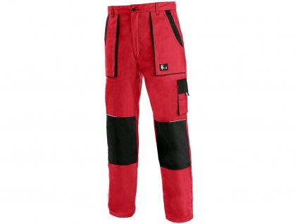 Pracovní kalhoty CXS Luxy Josef - červená/černá