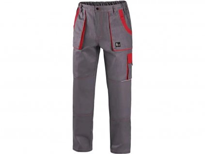 Pracovní kalhoty CXS Luxy Josef - šedá/červená