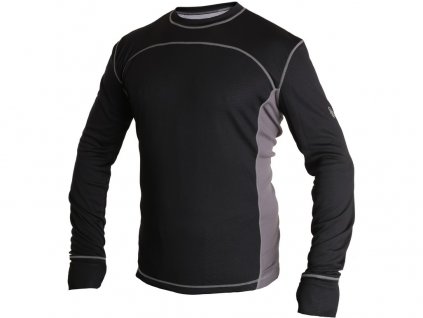 Pánské funkční tričko CXS CoolDry - černá/šedé