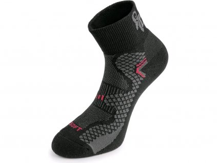 Funkční ponožky CXS Soft - černá/červená