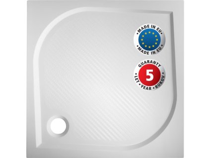 Čtvercová mramorová sprchová vanička BURGAS