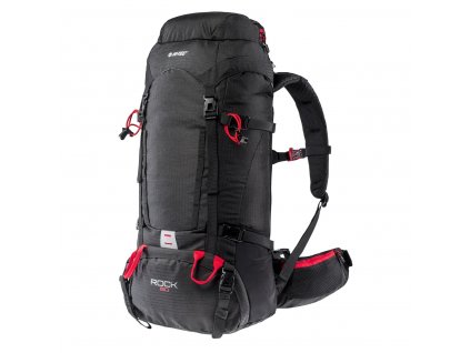 Batoh HI-TEC Rock 50 l - black/high risk red