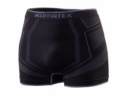 Pánské boxerky KLIMATEX Andris - černá/antracit