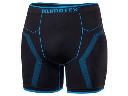 Pánské boxerky KLIMATEX Marton - černá/modrá