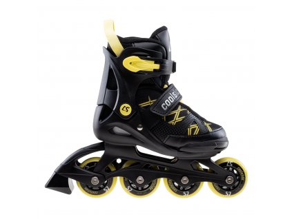 Kolečkové brusle COOLSLIDE Nachos YG - black/pasel yellow