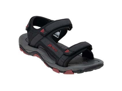 Pánské sandále MARTES Makany - black/red