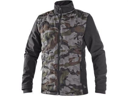 Pánská bunda CXS Camo - maskáčová/černá