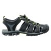 Pánské sandéle HI-TEC Eritio - black/lime
