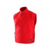 Pánská fleecová vesta CXS Utah - červená