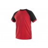 Tričko CXS Oliver - červená/černé