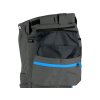 Pracovní kalhoty CXS Naos - šedá/černá/HV modré doplňky