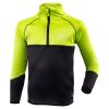Dětský pulovr KLIMATEX Silas - světle zelená/černá